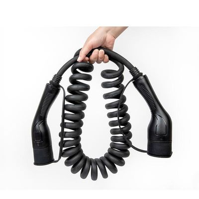 kabel Type2 16A 3.5KW Aufladungseinphasig-EV zu Type2-Elektro-Mobil-Ladegerät-Kabel 5M