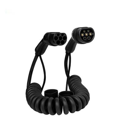 5M EV Charging Cable Electric Auto-Ladegerät verkabeln Type2 IEC62196 zum Type2-Stecker 32A 7kW mit Speichertasche