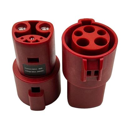 AC 10 KW Typ 1 zu Tesla EV Ladegerät Adapter SAE J1772 zu Tesla Schnellladeadapter 60A