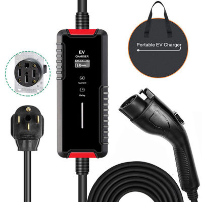 Auto-Ladegerät-Art 7KW EV - 2 New Energy Fahrzeug-Aufladungsstapel Wechselstromjustierbarer Hauptgebrauch