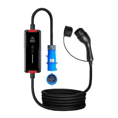 Auto-Ladegerät-Art 7KW EV - 2 New Energy Fahrzeug-Aufladungsstapel Wechselstromjustierbarer Hauptgebrauch