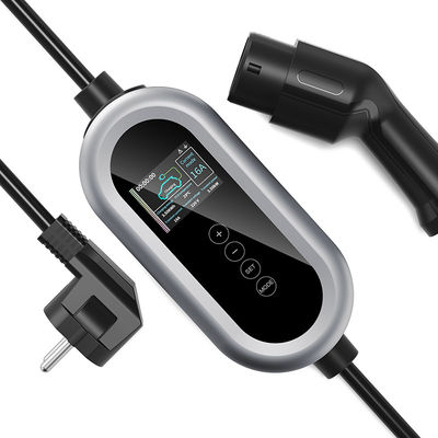 Soem fertigte tragbares EV Ladegerät der tragbares Type2 Wechselstroms 230V Elektroauto-Ladestations-16A besonders an