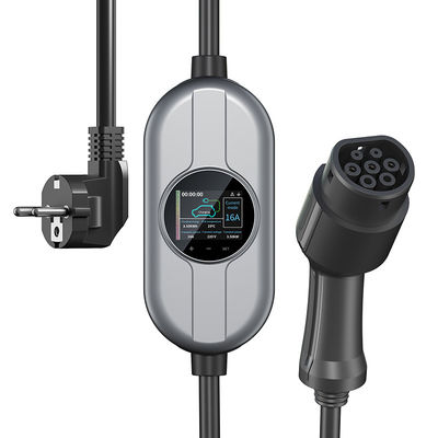 50/60Hz Art - 2 tragbares EV-Ladegerät mit gegenwärtigem justierbarem Ladegerät Schaltkasten Wechselstroms 230V Ausgangsev