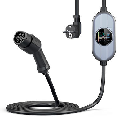 50/60Hz Art - 2 tragbares EV-Ladegerät mit gegenwärtigem justierbarem Ladegerät Schaltkasten Wechselstroms 230V Ausgangsev