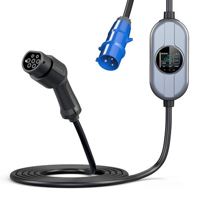 Tragbarer EV Ladestation Wechselstrom 250V EV-Auto-Ladegerät Type2-IEC62196 16A