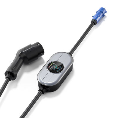 Ladegerät Type2 Wechselstroms 250V EV für gegenwärtigen Aufladungsstapel des Elektro-Mobil-16A Adjusement