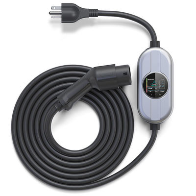 16A Typ 1 mobile Ladestation AC-Ladesäule SAE J1772 mit LCD