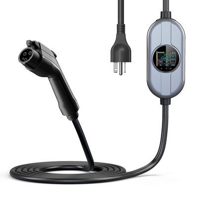 16A Typ 1 mobile Ladestation AC-Ladesäule SAE J1772 mit LCD