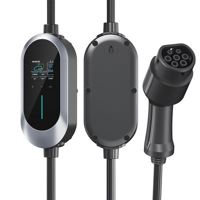 Art - Aufladungsstapel mit 2 tragbarer EV mit blauem CEE 16A 1 Phasen-Stecker
