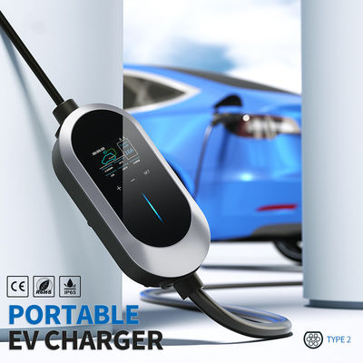 7.36KW Art - 2 schnelles Ladegerät OEM/ODM EV, tragbare Ladestation EV, Wechselstrom-Auto-Ladegerät