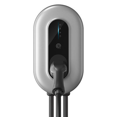 Wechselstroms 400V Dreiphasentype2 Wallbox EV justierbares Elektro-Mobil-Aufladungsstapel des Auto-Ladegerät-8-16A