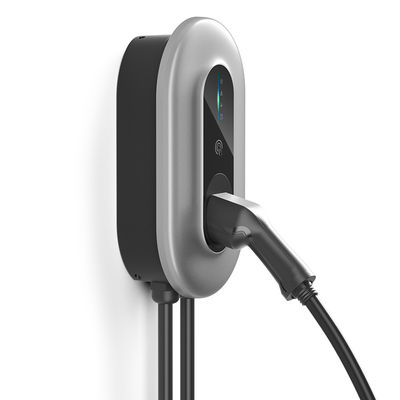 Aufladungsstapel des type2-EV mit 1M, fest verdrahtetes gegenwärtiges justierbares Elektro-Mobil 8-16A Wallbox-Ladegerät