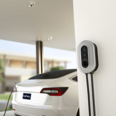 Aufladungsstapel des type2-EV mit 1M, fest verdrahtetes gegenwärtiges justierbares Elektro-Mobil 8-16A Wallbox-Ladegerät