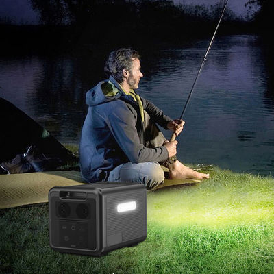 LCD zeigen tragbare 2304Wh Kraftwerk 1200W Solarbatterie Wechselstroms Intput generator-LiFePO4 für das Kampieren an