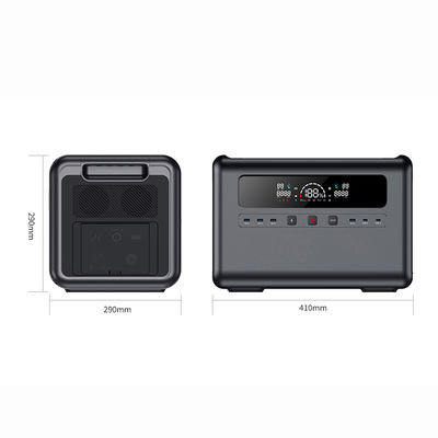 Wiederaufladbares tragbares Kraftwerk 800 W Max. Solarladeeingang LiFePO4-Batterieladung