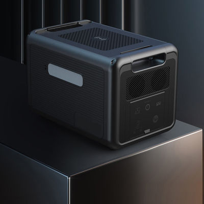 Tragbares AC-1200-W-Eingangskraftwerk, Solargenerator mit verfügbarem LCD-Display für Solarmodule