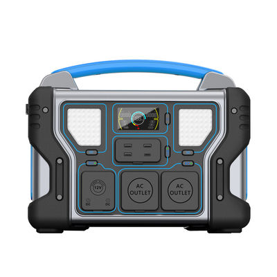Blaues Kraftwerk-Generator-Wetter 1008Wh 1000W kampierendes 1000W Lifepo4 tragbares elektrisch