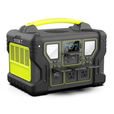LCD zeigen tragbaren 1000W Kraftwerk-Solargenerator mit Ausgangsfrequenz 50/60Hz an